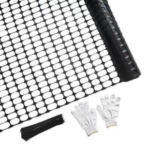 PotatoLife 4'x100' Plastic Mesh Fence Roll