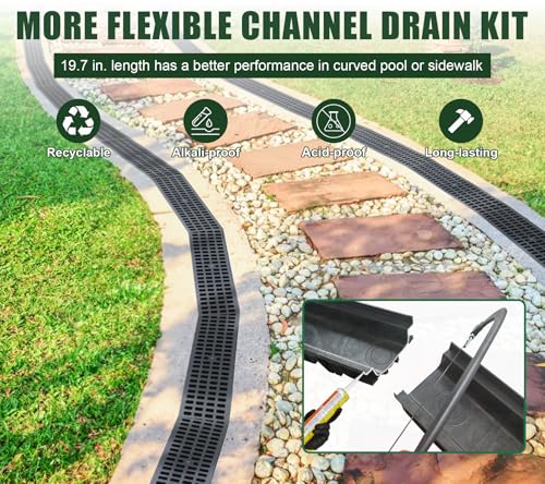 Natotela HDPE Channel Drain System, 39.4 in. - Image 4