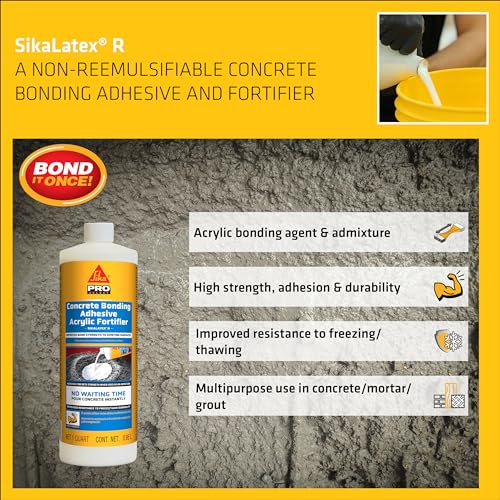 Sika SikaLatex R Concrete Adhesive - 1 Quart - Image 3