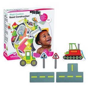 Foam Sticker Bath Play Set, Road Construction