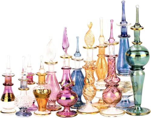 NileCart Egyptian Perfume Bottles Set of 6 - Image 4