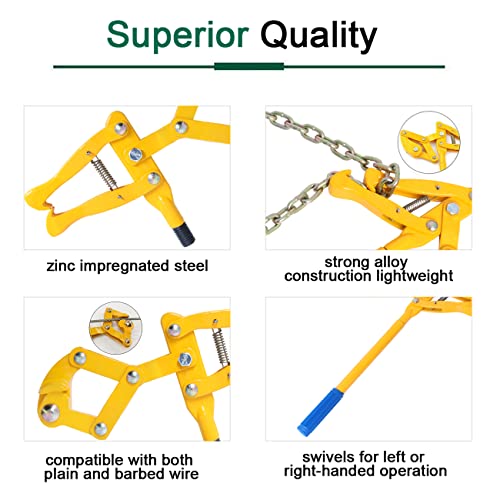 Barbed Wire Fence Strainer Tool, 2200lbs Capacity - Image 4