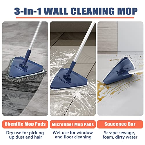 JEHONN 3-in-1 Wall Cleaner Mop 82" - Image 3