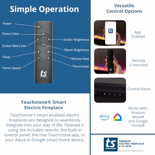Touchstone Sideline 50" Electric Fireplace - Image 6