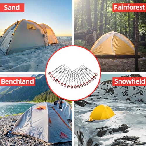 18 Pcs Heavy Duty Aluminum Ground Anchors - Image 6