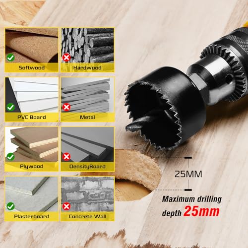 KATA 20PCS Hole Saw Kit with Case - Image 4