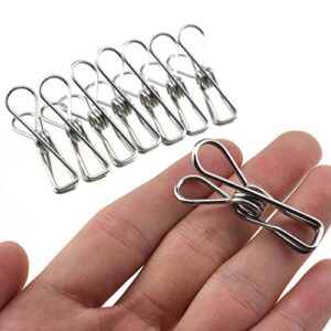 HAHIYO Metal Clothespins Chip Clips 30 Pack