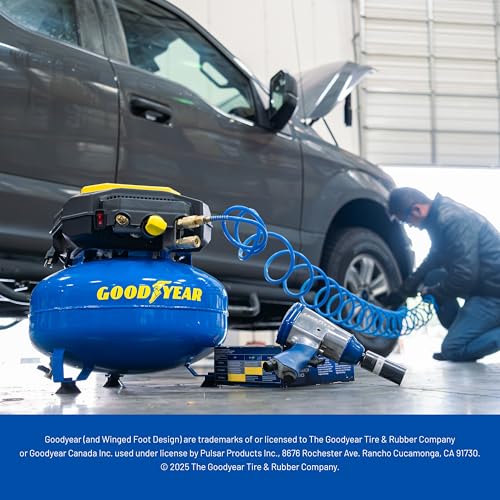 Goodyear 6 Gallon 150 PSI Pancake Compressor - Image 3
