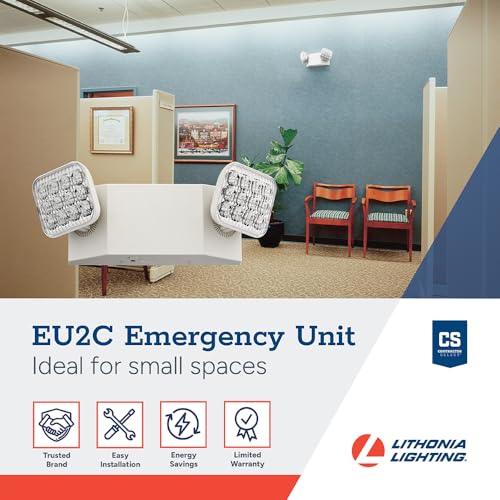 Lithonia LED Emergency Light with Adjustable Heads - Image 2