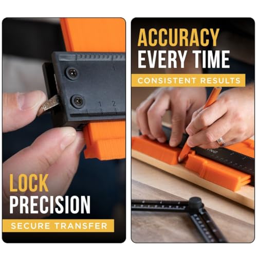 Contour Gauge Tool with Lock - 10 Inches - Image 3