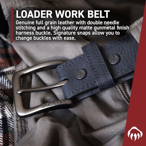 Wolverine Heavy Duty Leather Work Belt - Image 5