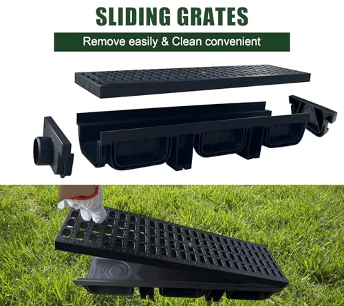 Natotela HDPE Channel Drain System, 39.4 in. - Image 5