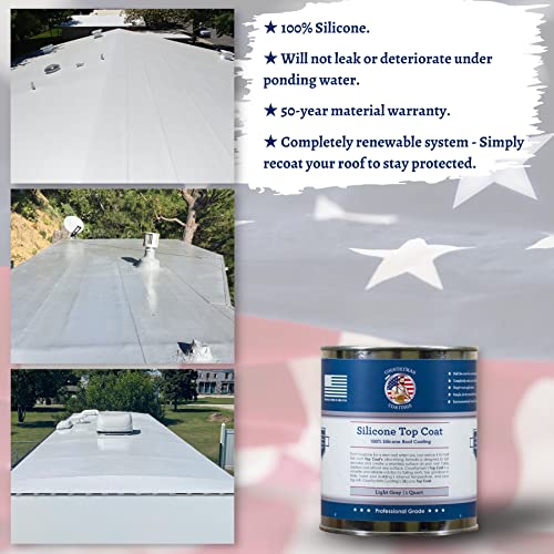 Countryman 100% Silicone Roof Coating - Light Gray - Image 3