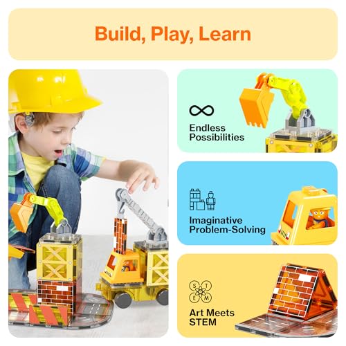 PicassoTiles 5-in-1 Magnetic Building Blocks - Image 4