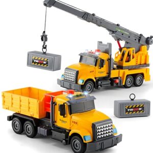 Construction Truck Toy Set for Kids