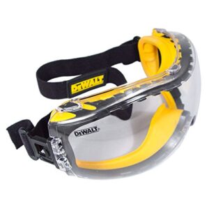 DEWALT Clear Anti-Fog Safety Goggles, 1 Pair