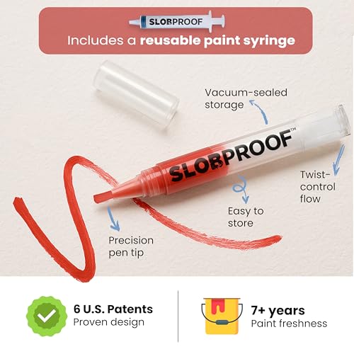 Slobproof Refillable Touch-Up Paint Pen, Mess-Free - Image 4