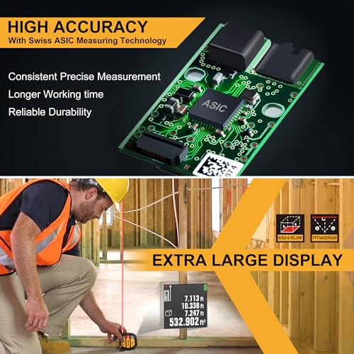 PREXISO 2-in-1 Laser Measure, 135Ft - Image 3