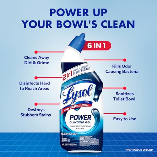 Lysol Max Strength Toilet Bowl Cleaner Gel - Image 2