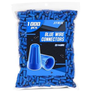 1000 Pcs Blue Wire Connector Nuts for Quick Setup