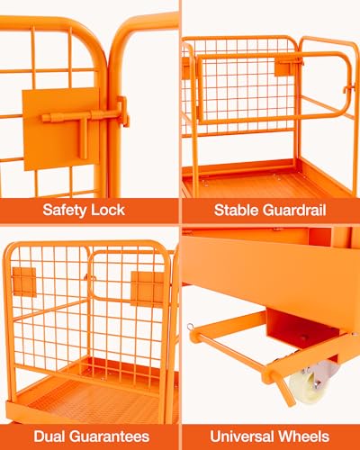 GarveeTech 36x36 Forklift Safety Cage, 1200 LBS - Image 3