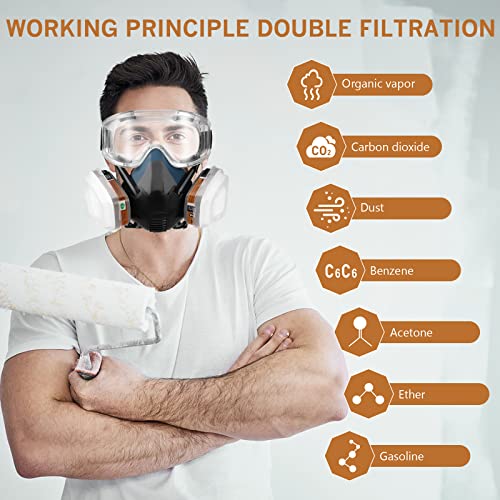 Reusable Respirator Mask with 6001 Filters - Image 5