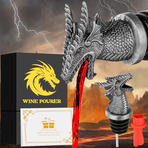 Dragon Head Wine Bottle Pourer and Stopper
