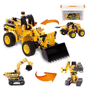 RANI 4-in-1 DIY Excavator STEM Toy
