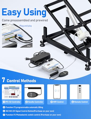 DIHOOL Electric Scissor Lift Table 200Lbs - Image 5
