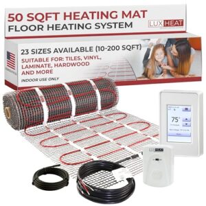 LuxHeat 50sqft Electric Floor Heating Kit