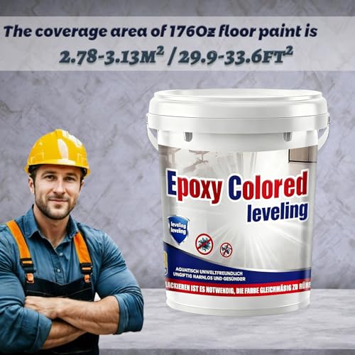 Epoxy Floor Paint 176 Oz Sea Gray - Image 4