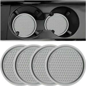 ZSDY Grey Car Cup Coaster Set, 4PCS