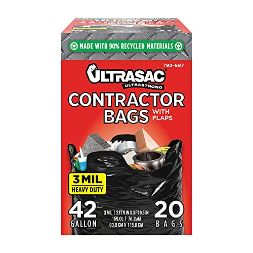 Ultrasac 42 Gallon Heavy Duty Trash Bags