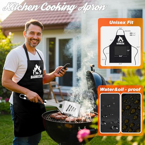 ROMANTICIST 26pcs Grill Tool Set with Apron - Image 3