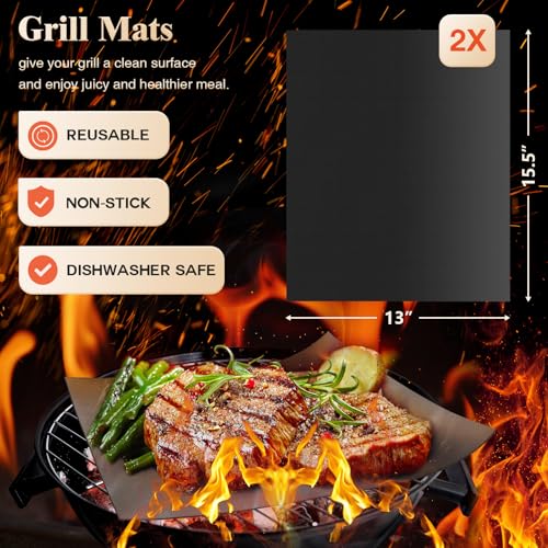 ROMANTICIST 26pcs Grill Tool Set with Apron - Image 5