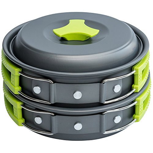 MalloMe Camping Cookware Set for Backpacking