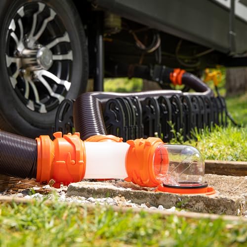 Camco RhinoFlex RV Sewer Hose Elbow 4-in-1 Adapter - Image 2