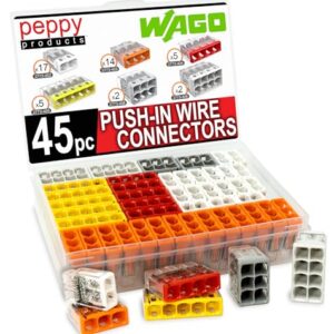 Wago 2773 Push-in Wire Connector Kit 45pc