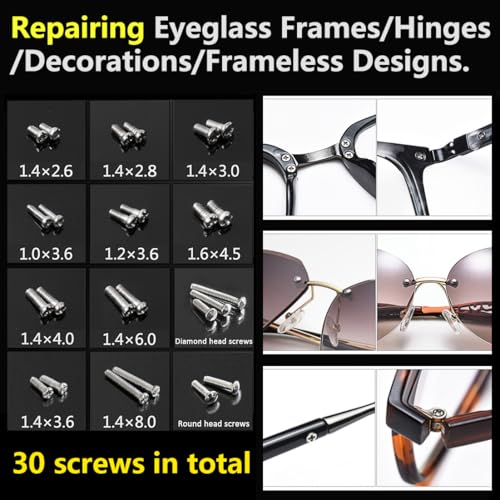 PTSLKHN Eyeglass Repair Kit with Screwdriver - Image 4
