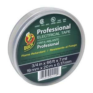 Duck Brand Electrical Tape, 3/4" x 66' Black