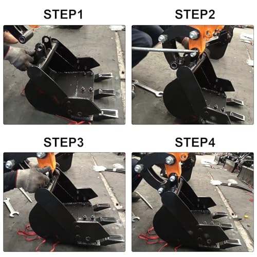 Yeipower 200mm Mini Excavator Bucket Attachment - Image 4