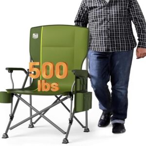 TIMBER RIDGE Heavy Duty Camping Chair with Cooler