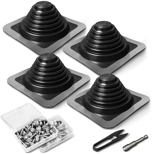 Metal Roof Vents Kit with Flashing