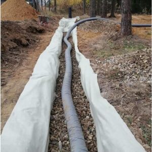 WAMVZYX 5oz Weed Barrier, Drainage Control