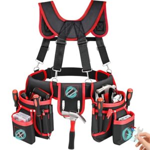 Kowsinde Professional Tool Belt with Suspenders