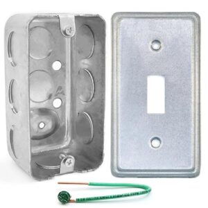 4x2 Inch Utility Electrical Box and Cover