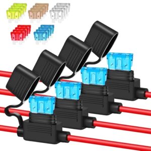 14AWG Inline Waterproof Fuse Holder Kit