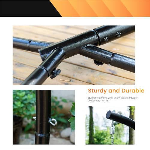 Heavy Duty Hammock Chair Stand, 400 LBS - Image 6