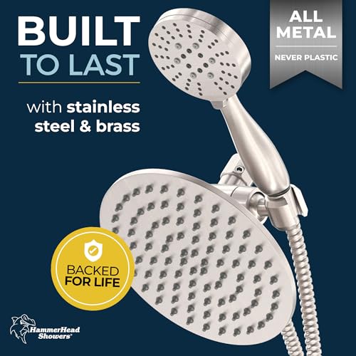 HammerHead Showers Dual Shower Head Combo - Image 2