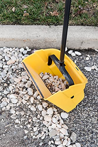 Jumbo Dustpan with Handle for Trash Collection - Image 2